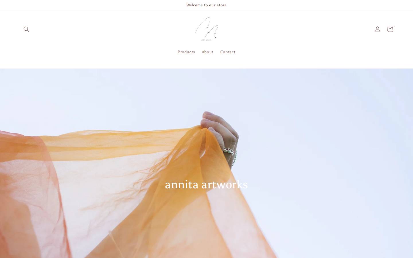 annitaartworks.com homepage screenshot
