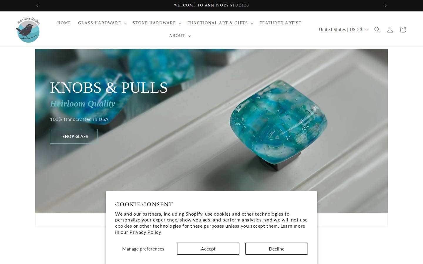 annivorystudios.com homepage screenshot