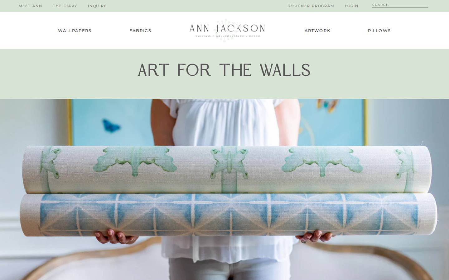 annjacksonart.com homepage screenshot