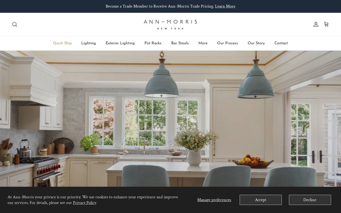annmorrislighting.com homepage screenshot