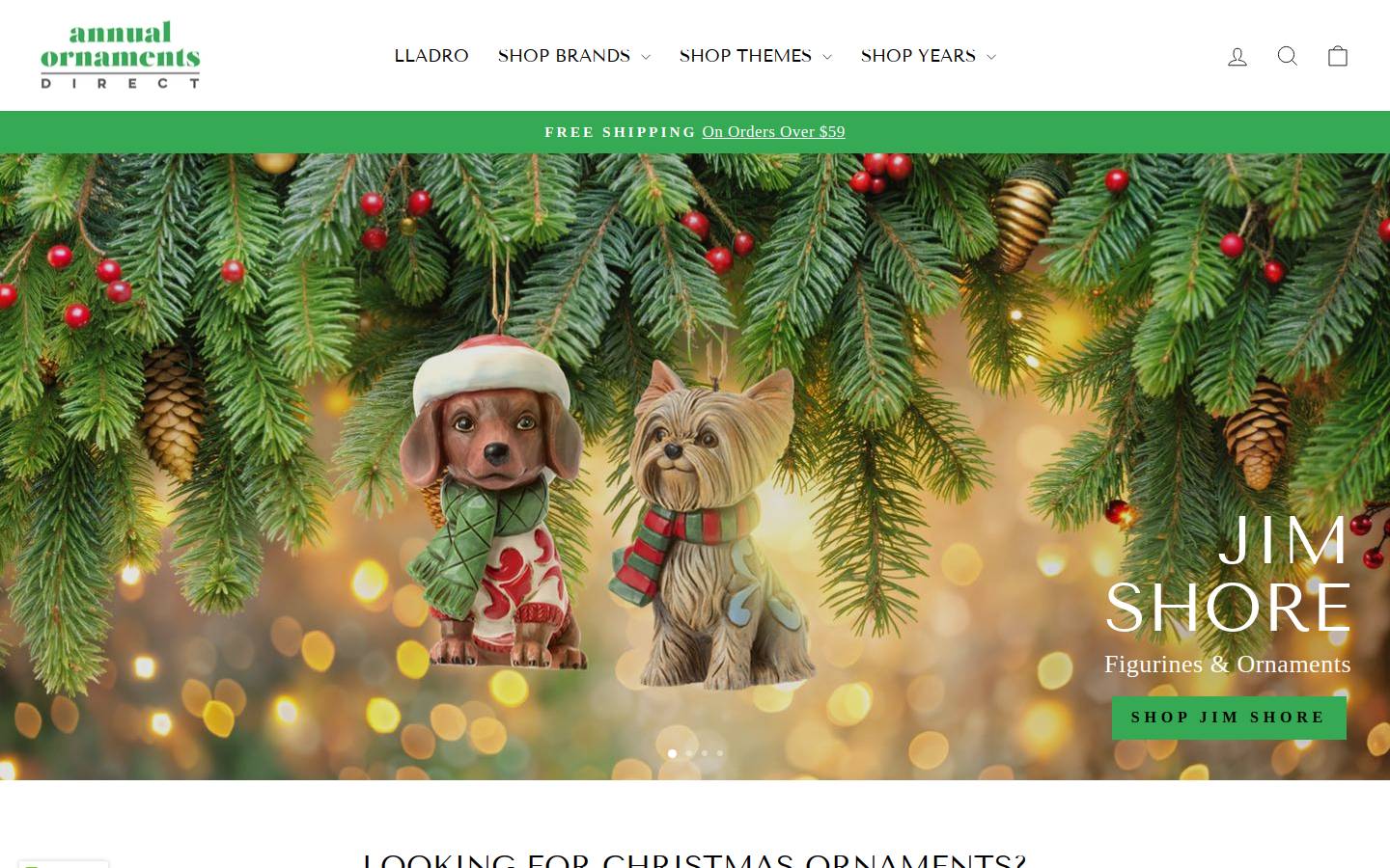 annualornamentsdirect.com homepage screenshot