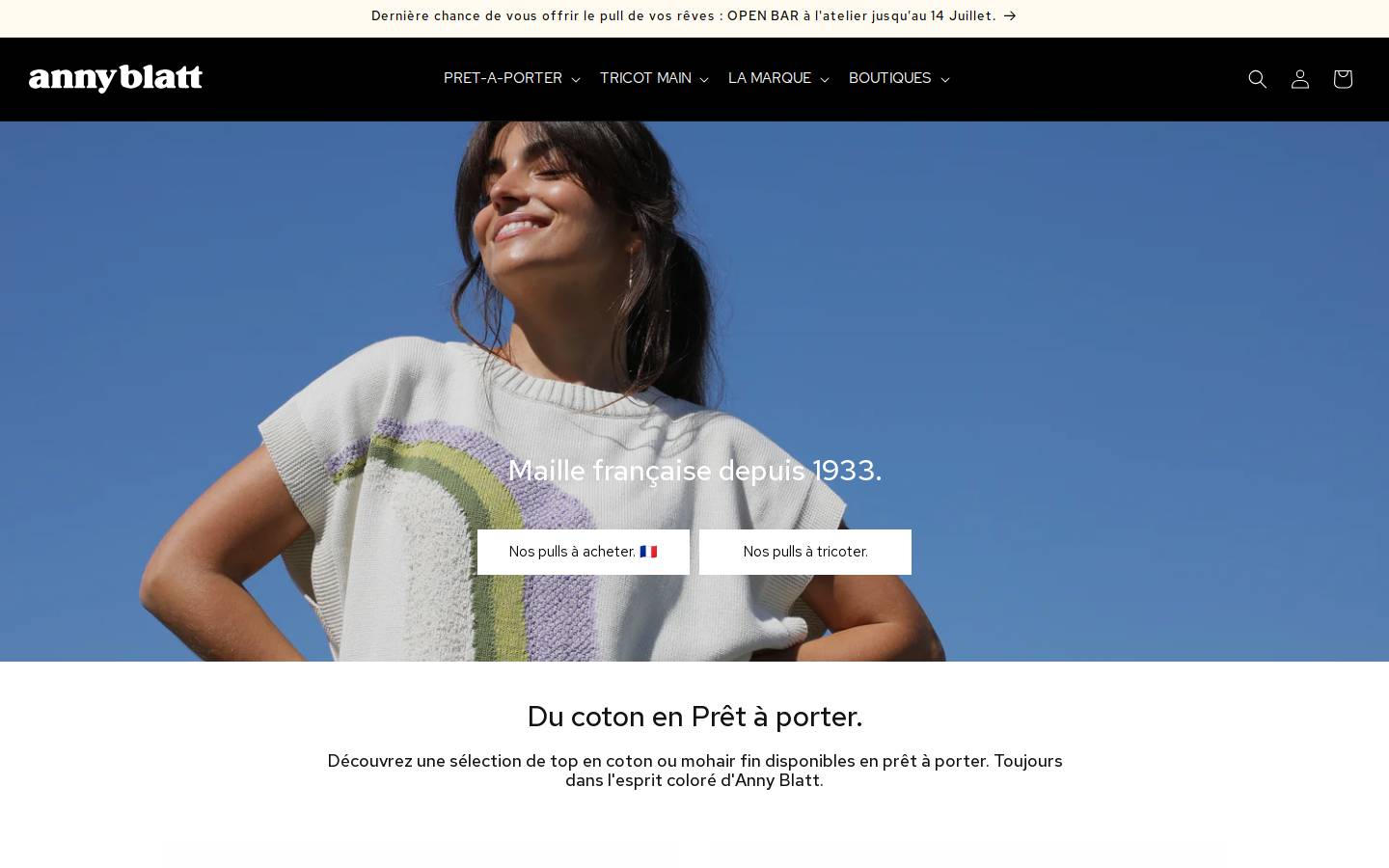 Annyblatt homepage screenshot