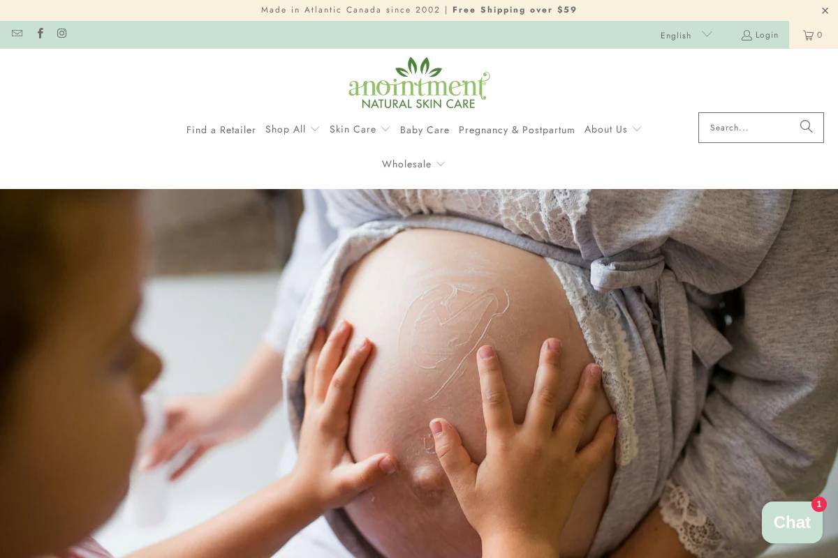 anointment.ca homepage screenshot
