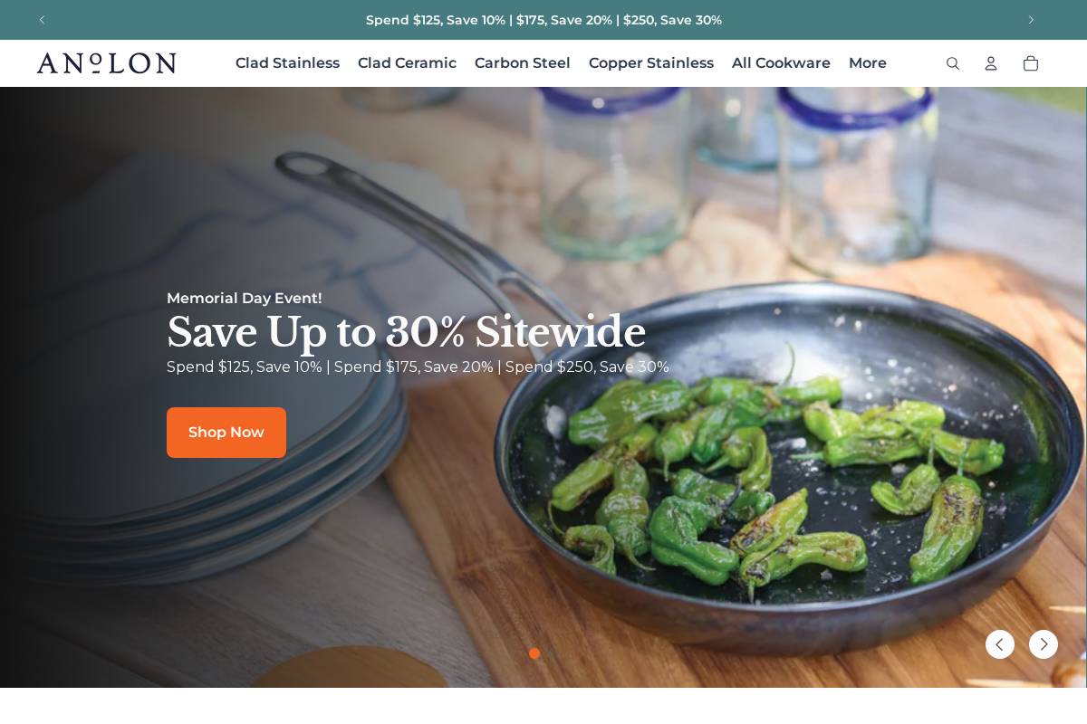Anolon Ceramic Serveware homepage screenshot