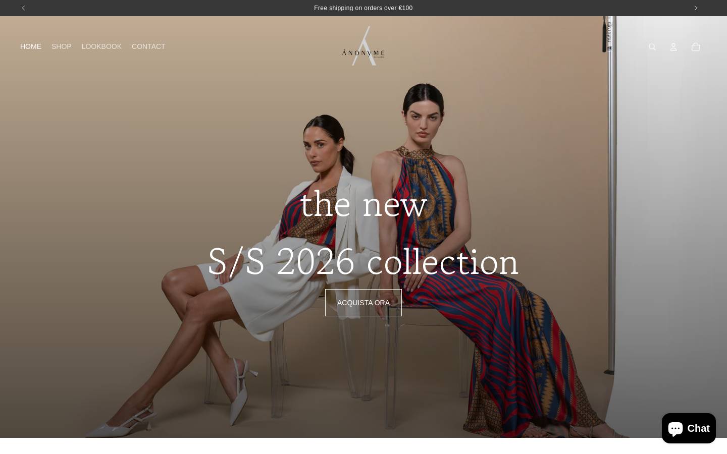 anonyme.com homepage screenshot