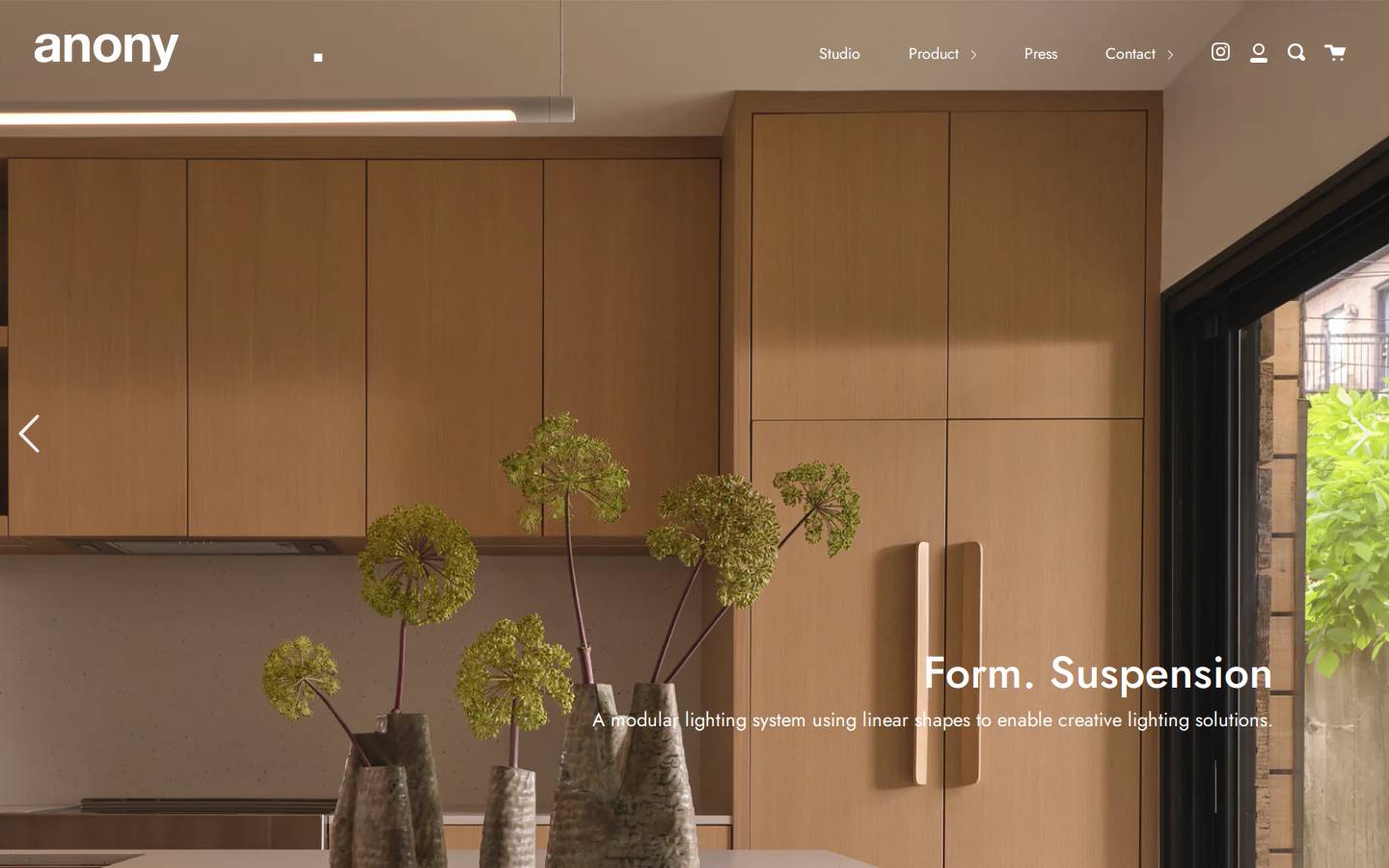 anonystudio.com homepage screenshot