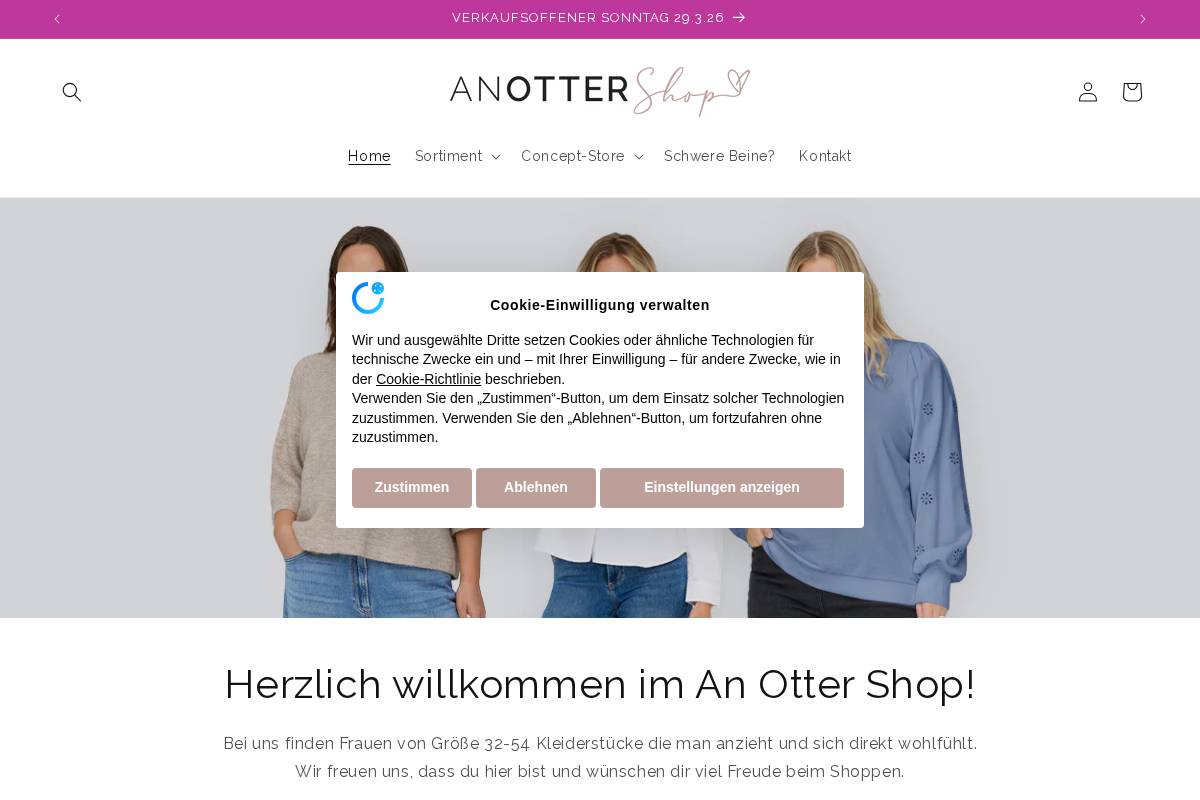 anotter.shop homepage screenshot