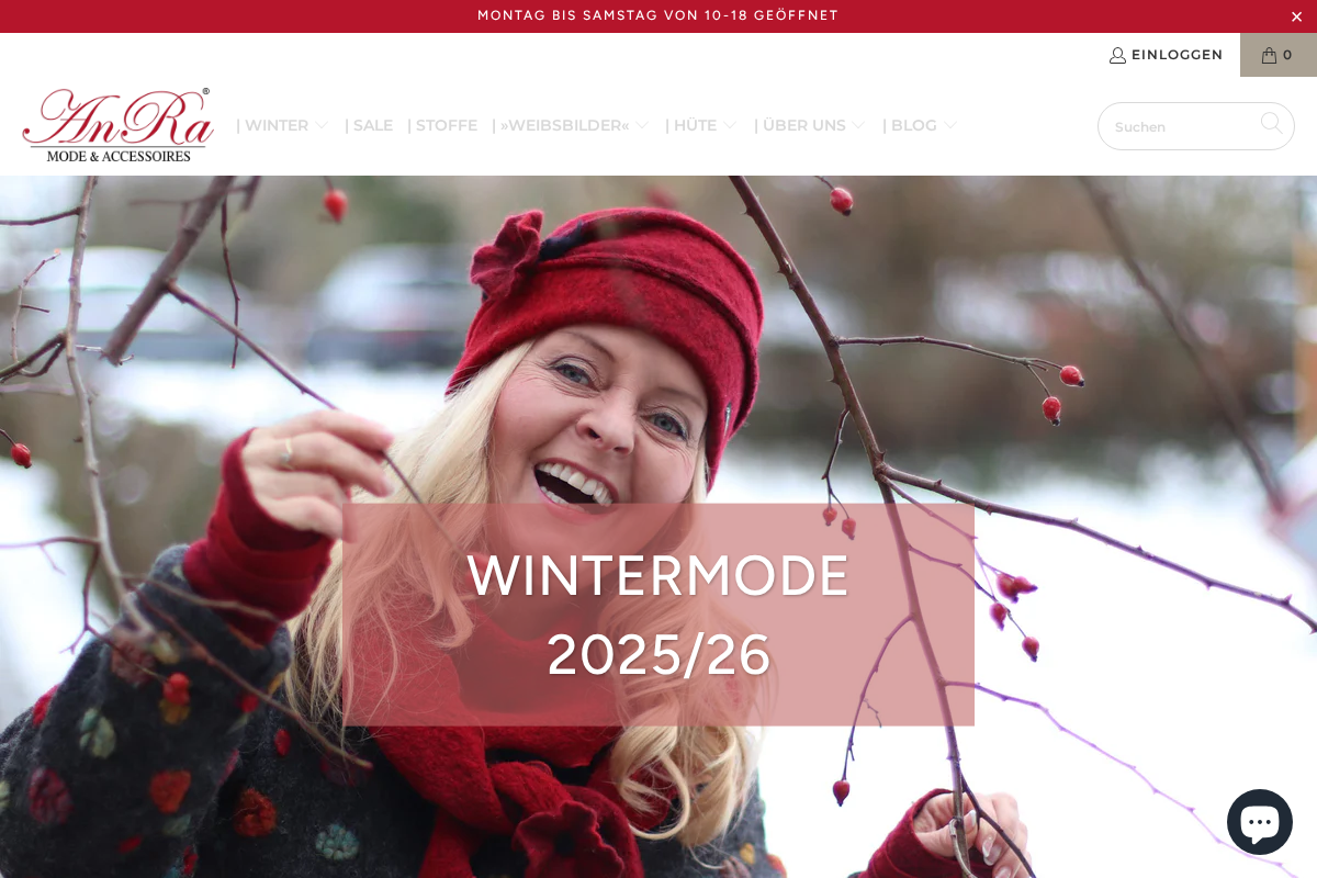 AnRa Mode homepage screenshot