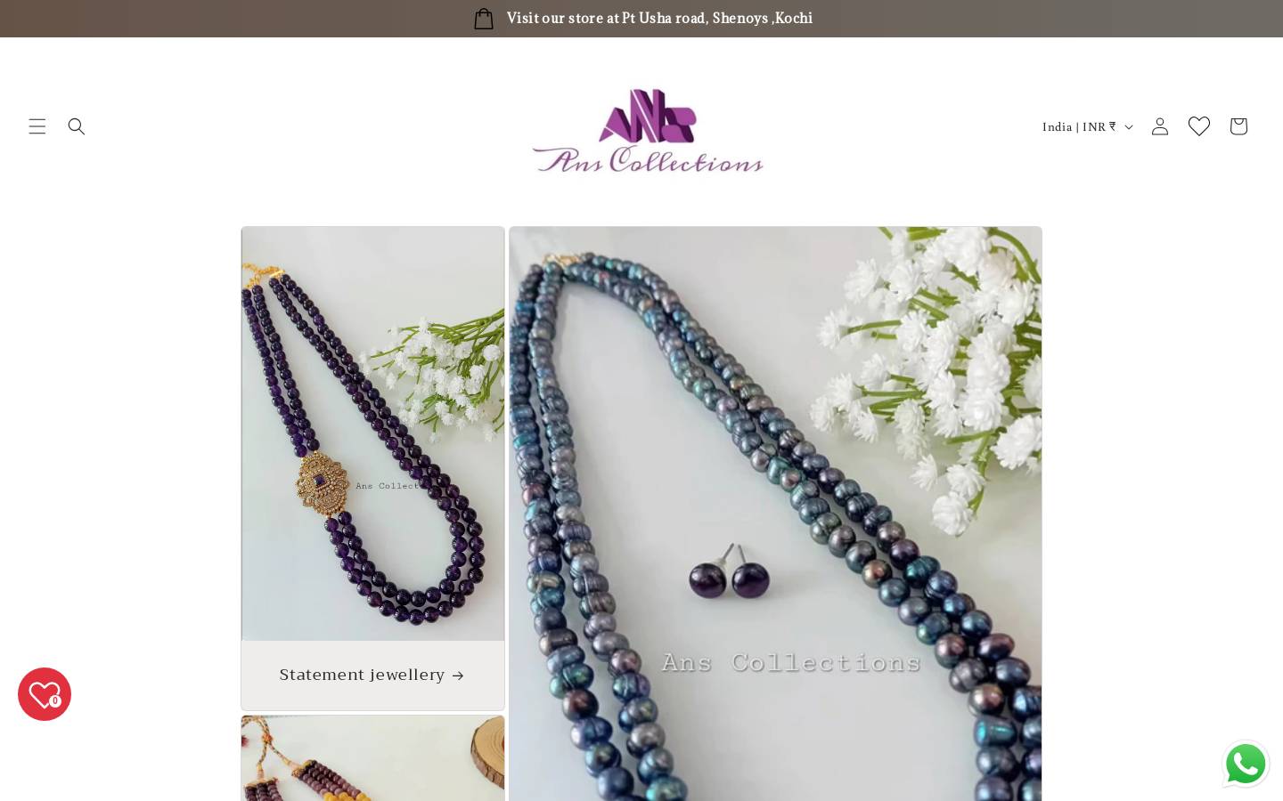 anscollections.com homepage screenshot