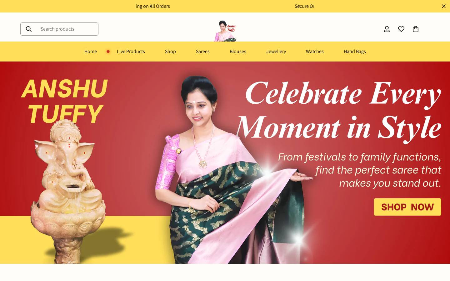 anshutuffy.com homepage screenshot