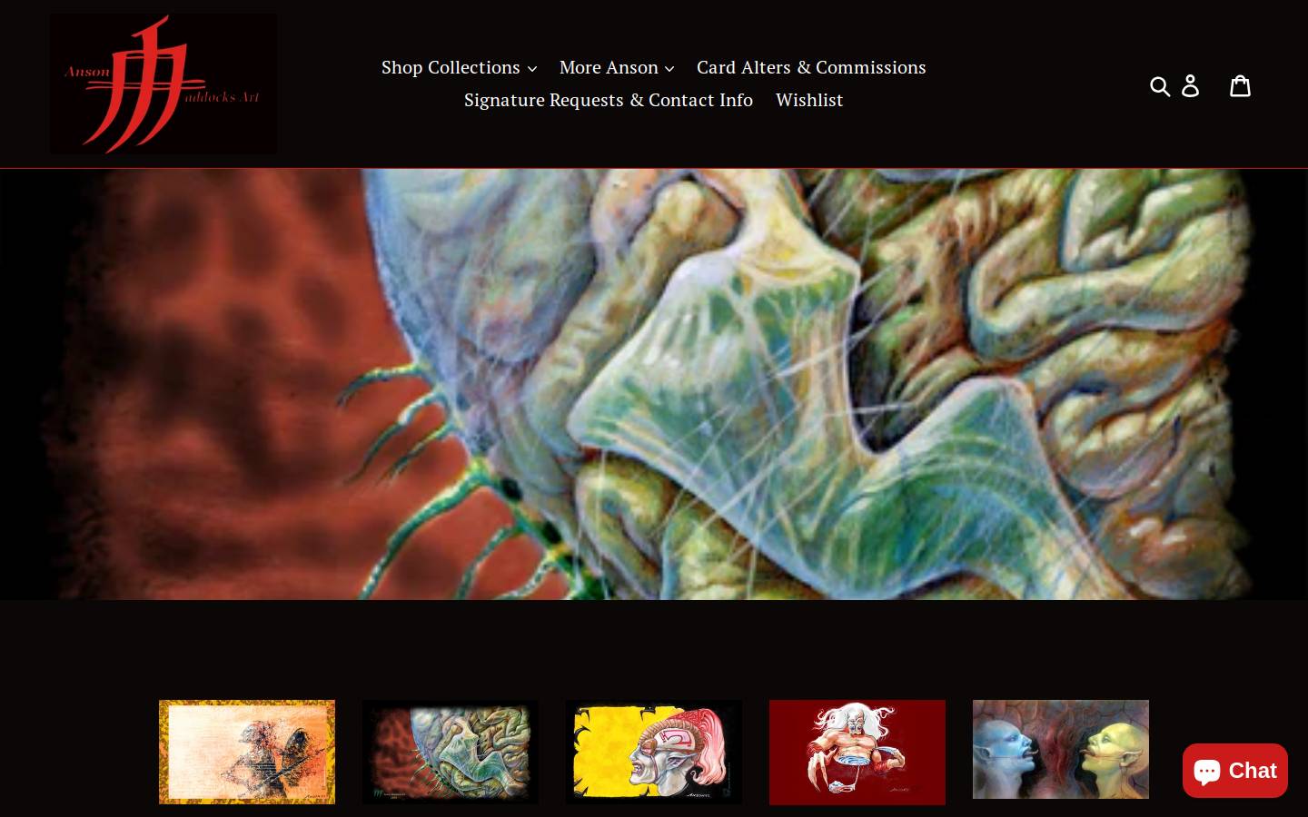 ansonmaddocks.com homepage screenshot