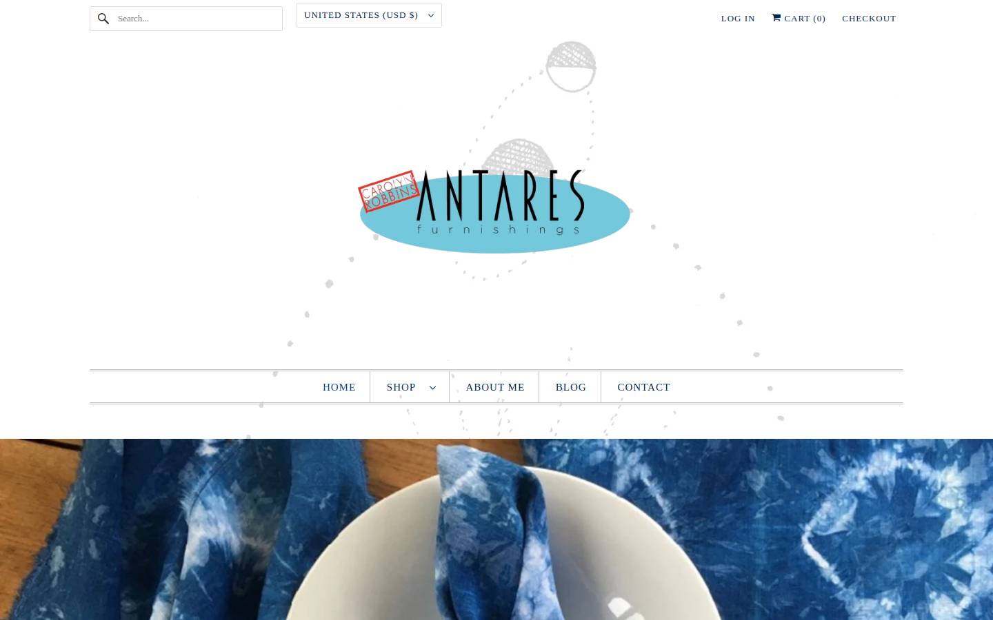 antaresfurnishings.com homepage screenshot