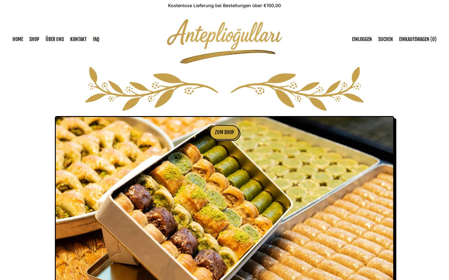 antepliogullari.de homepage screenshot