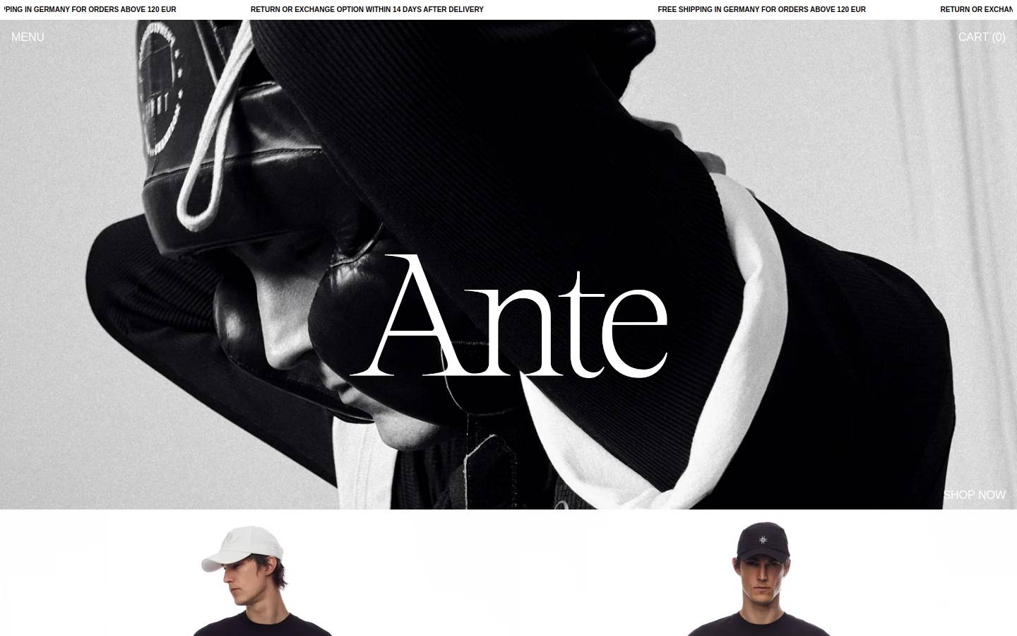 anterunning.de homepage screenshot