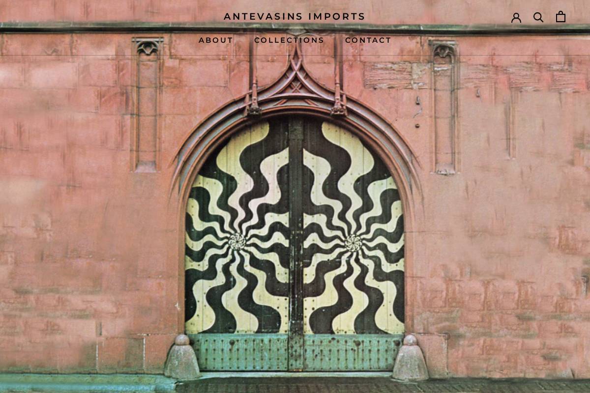 antevasins.com homepage screenshot