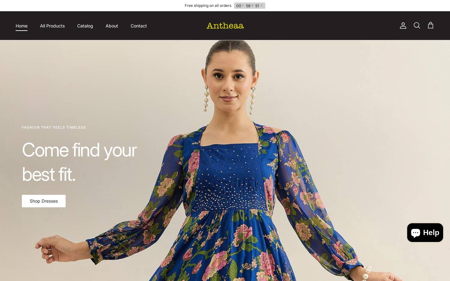 antheaa.com homepage screenshot