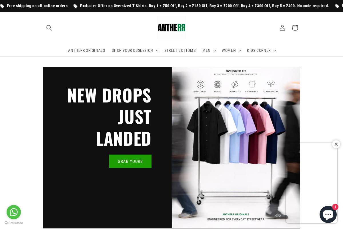 antherr.com homepage screenshot
