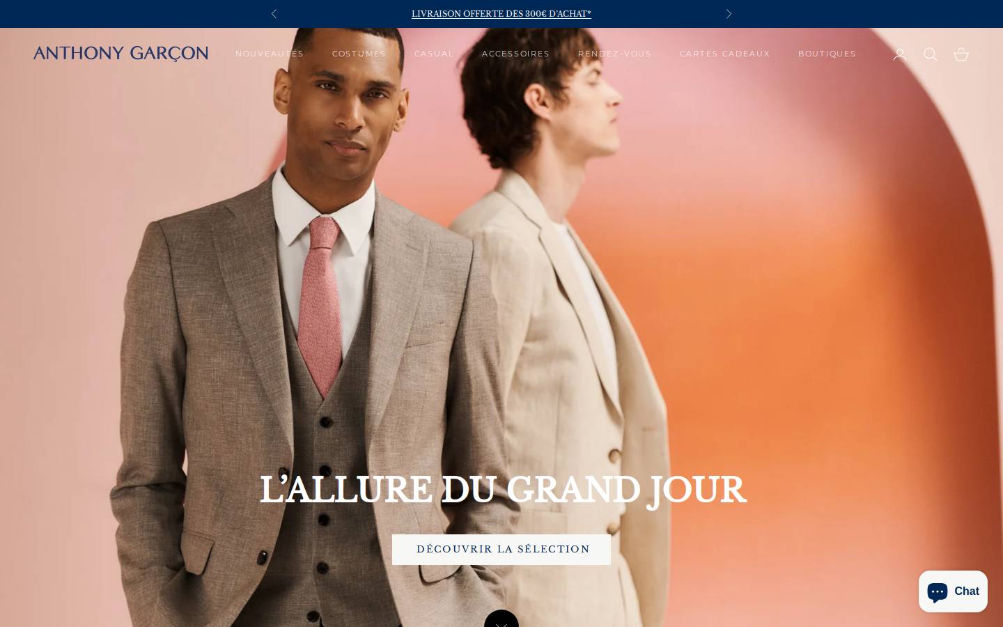 Anthonygarcon homepage screenshot