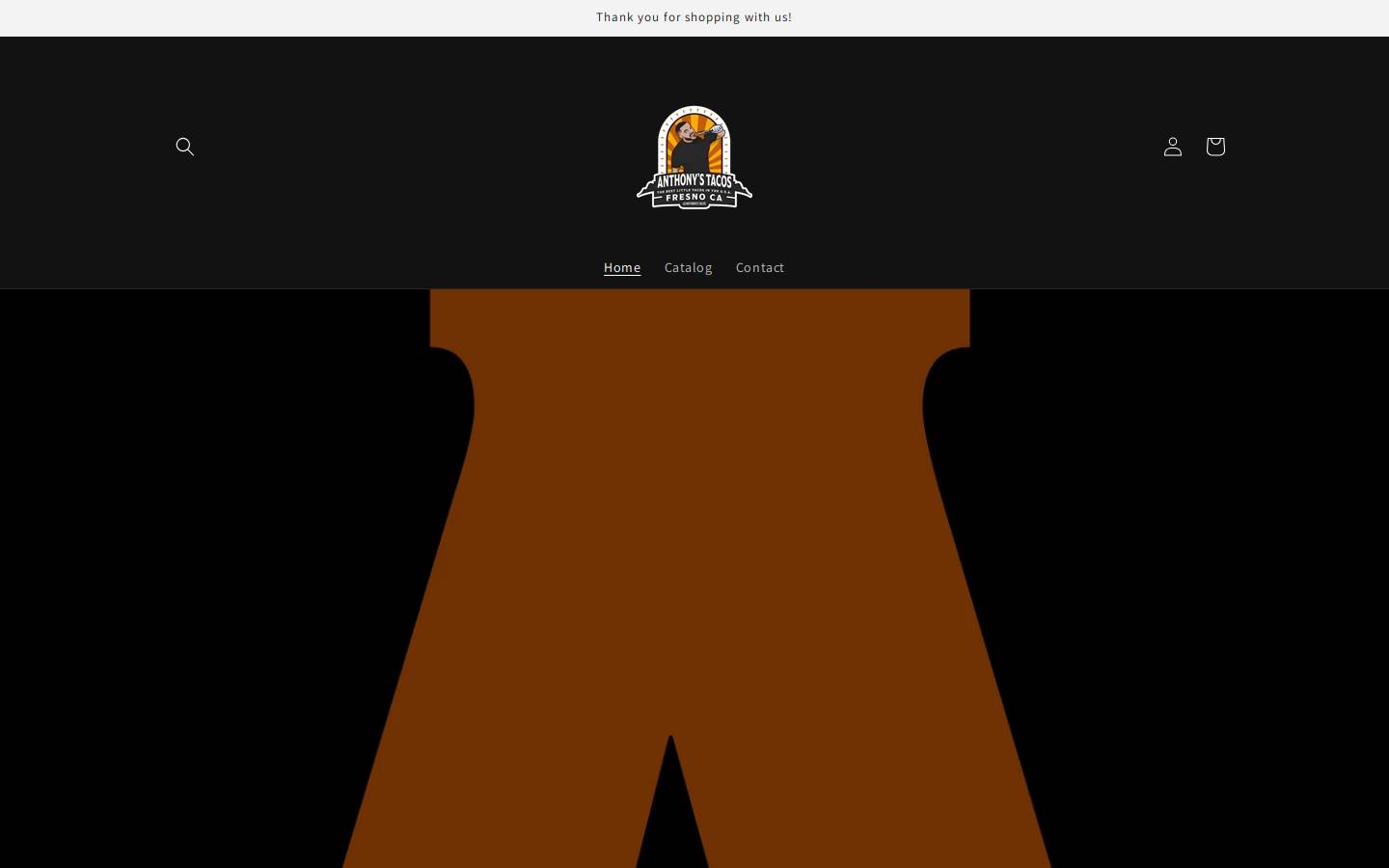 anthonystacos.com homepage screenshot