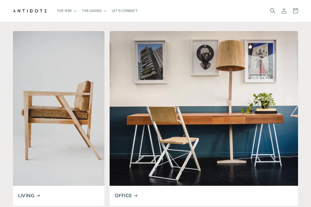 antidoteza.co homepage screenshot
