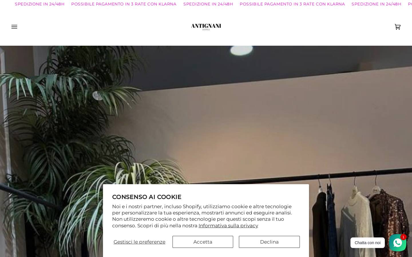 antignanidonna.com homepage screenshot