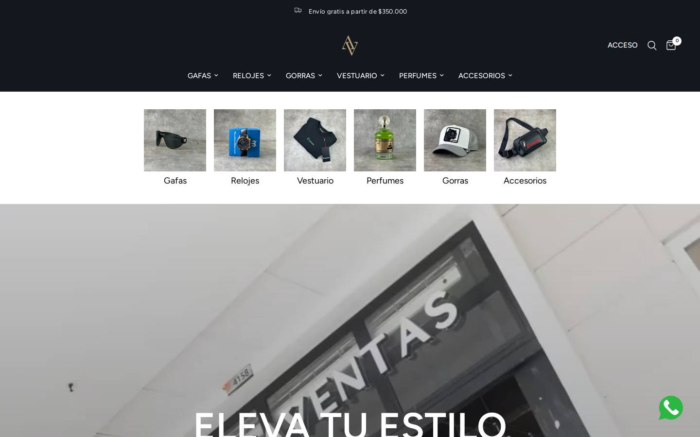 antioquiaventas.com homepage screenshot