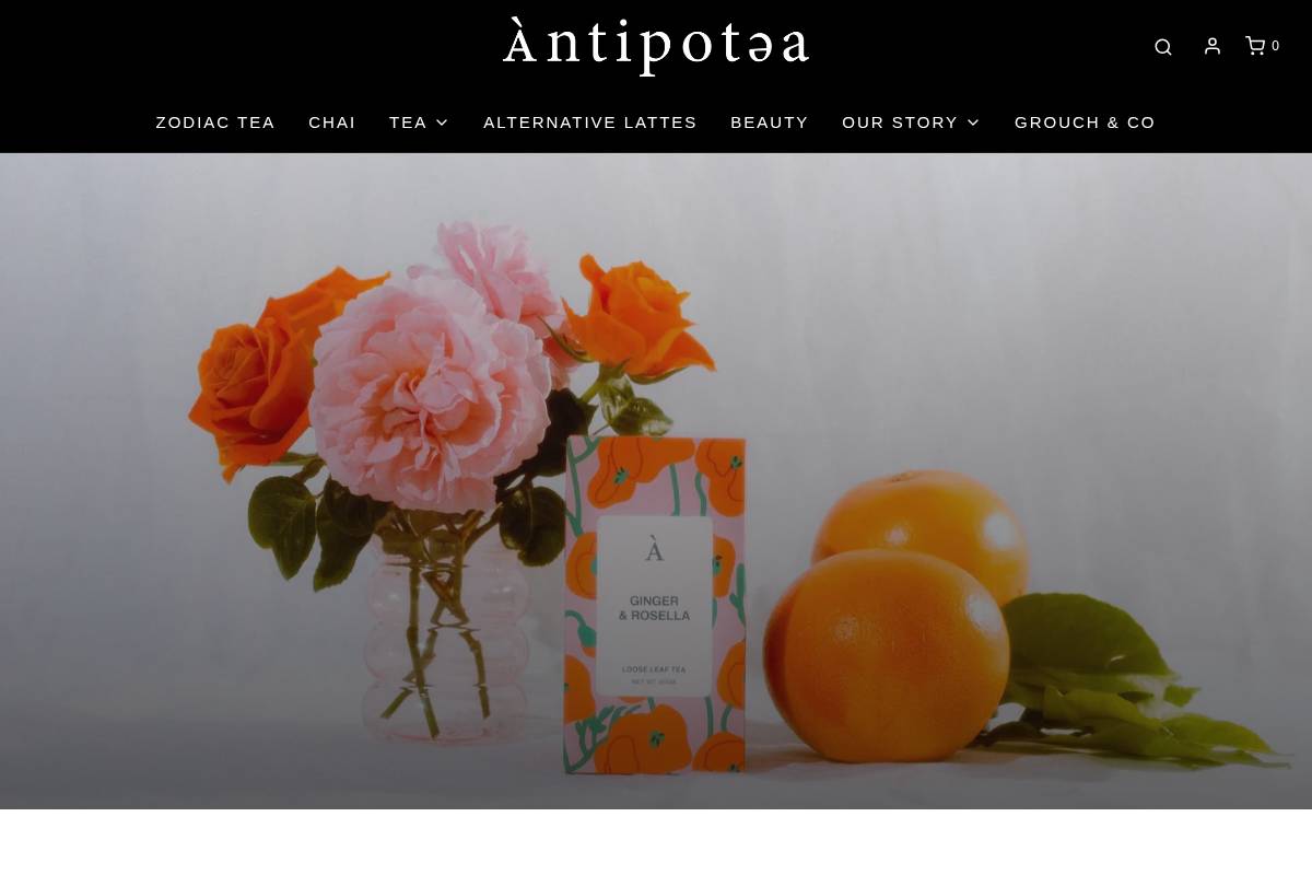 antipotea.com homepage screenshot
