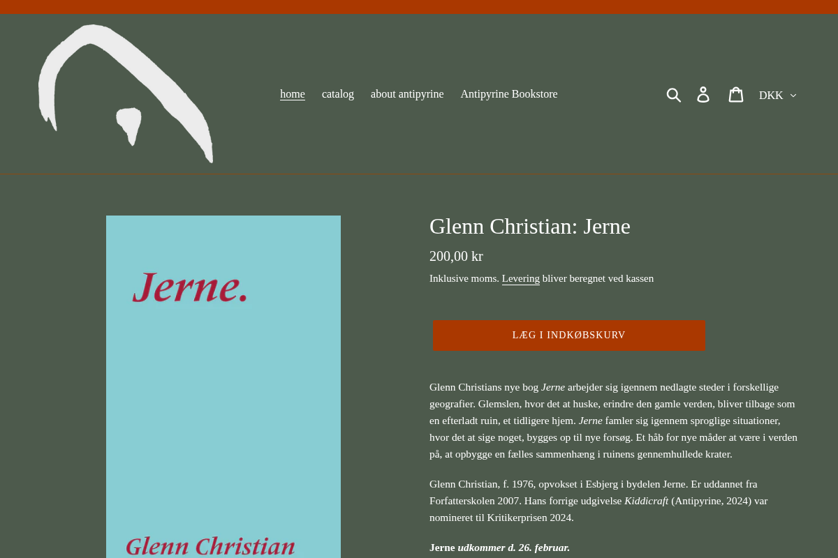 antipyrine.dk homepage screenshot