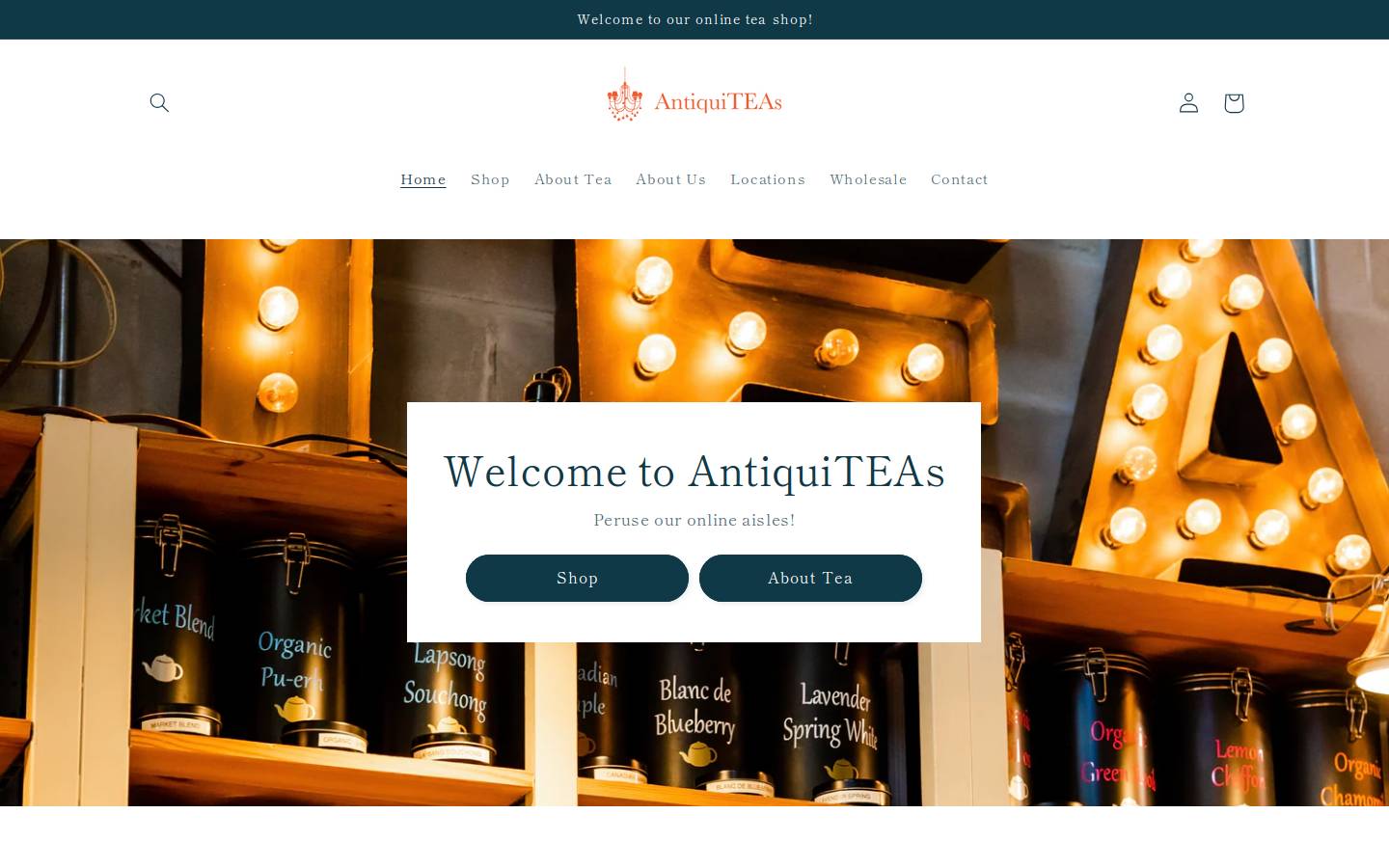 antiquiteasonline.com homepage screenshot