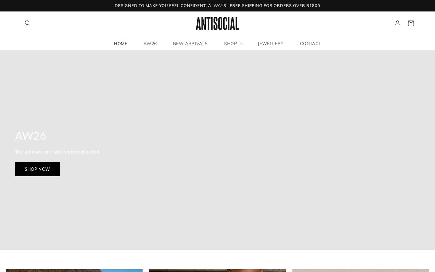 antisocialbtq.com homepage screenshot