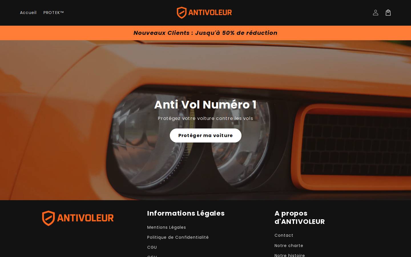 antivoleur.fr homepage screenshot