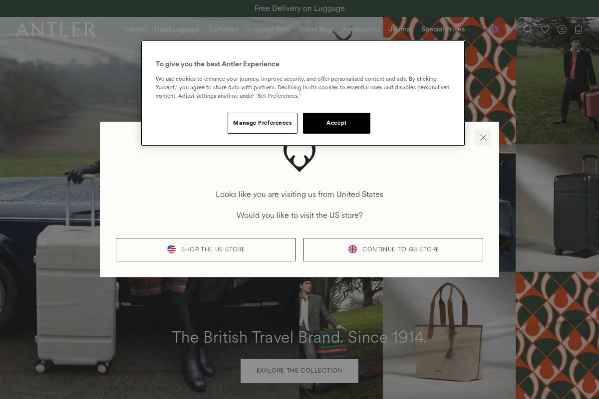 Antler homepage screenshot
