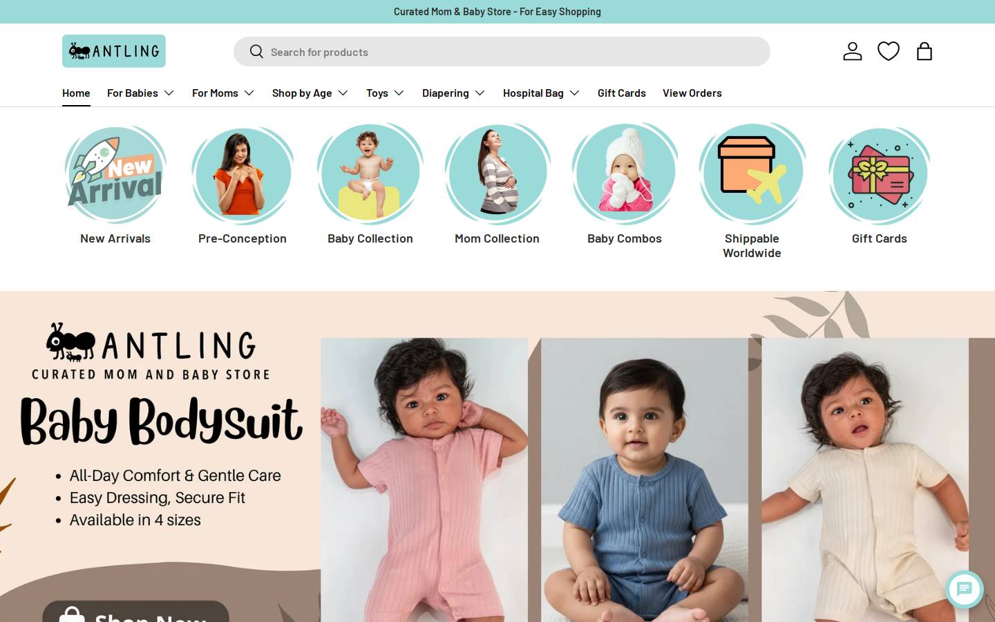 antling.in homepage screenshot