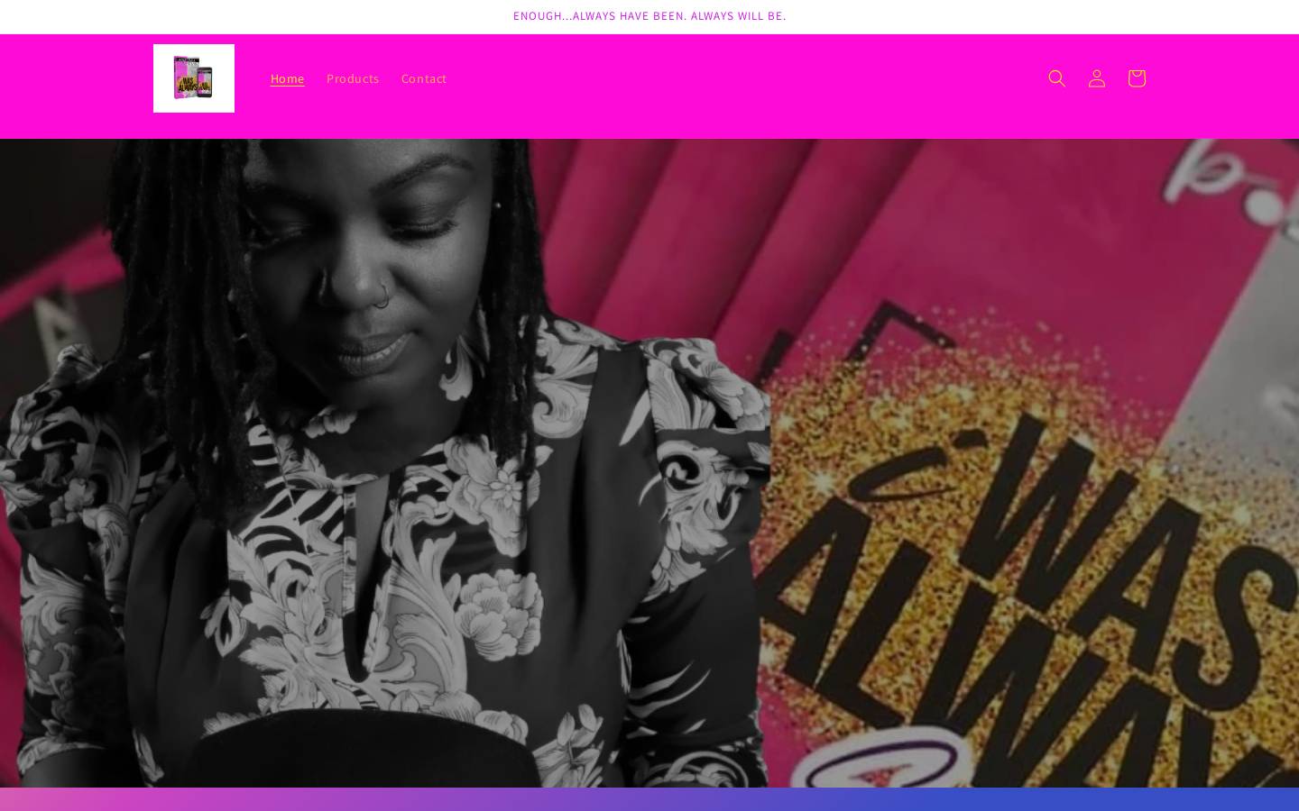 antoniabjohnson.com homepage screenshot