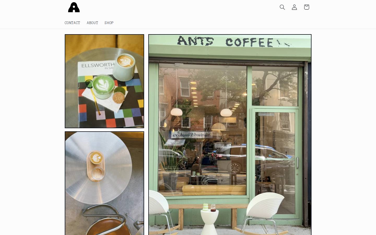 antscoffee.com homepage screenshot