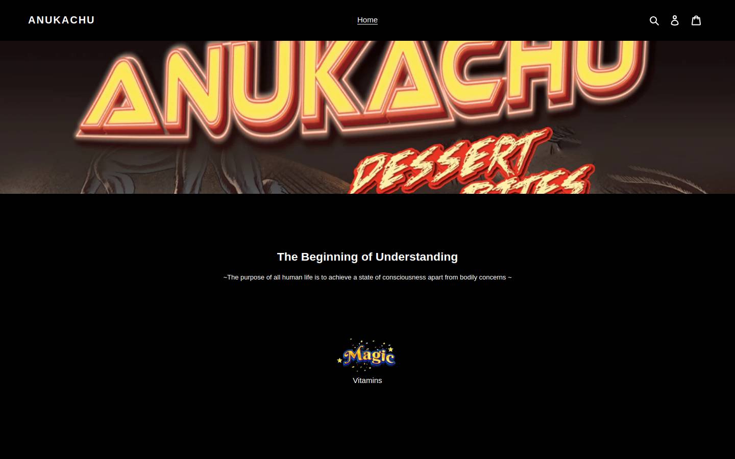 anukachu.com homepage screenshot