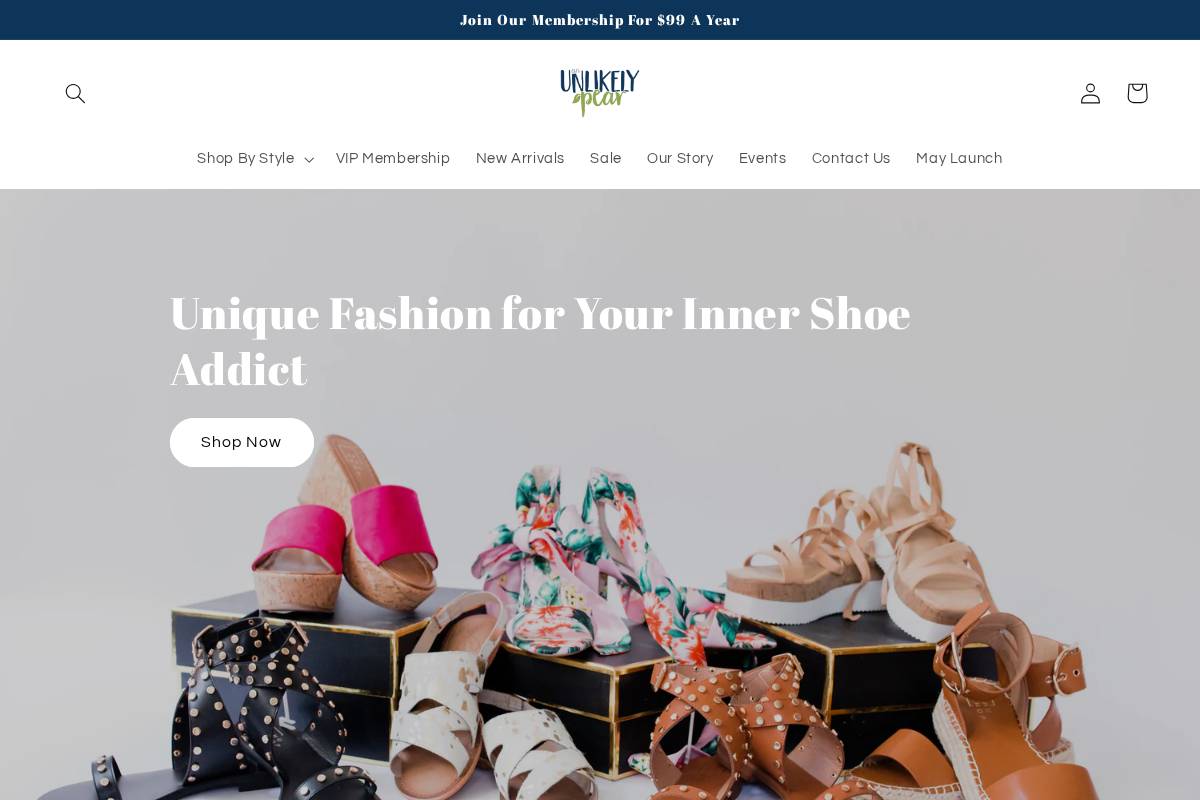 anunlikelypear.com homepage screenshot