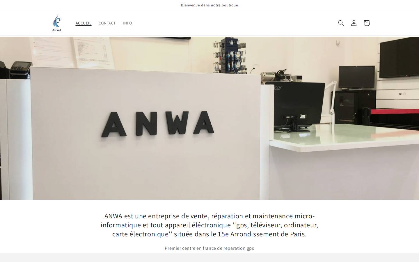 anwa.fr homepage screenshot