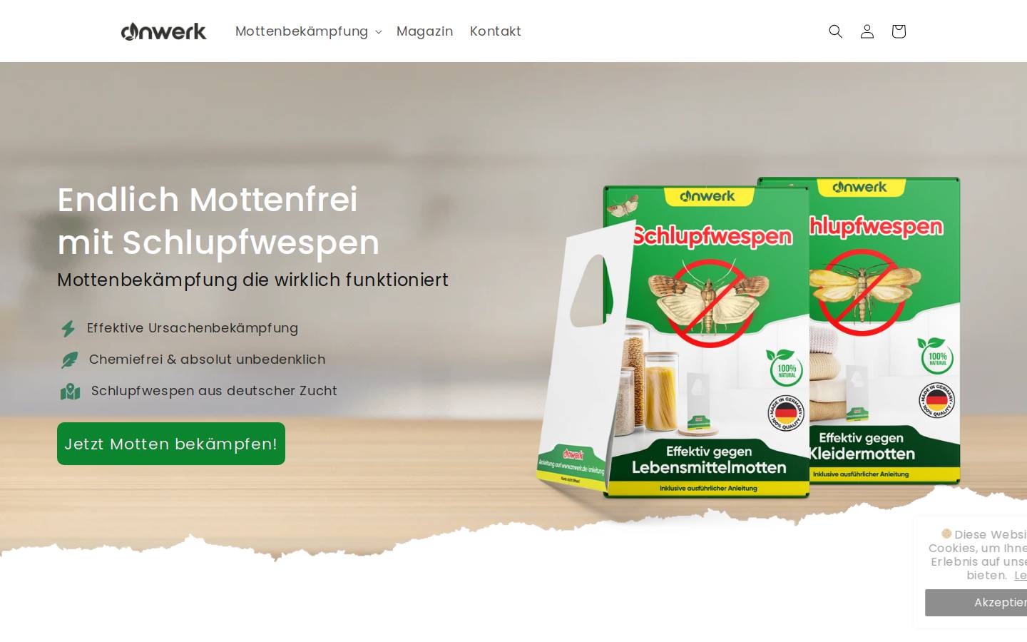 anwerk.de homepage screenshot