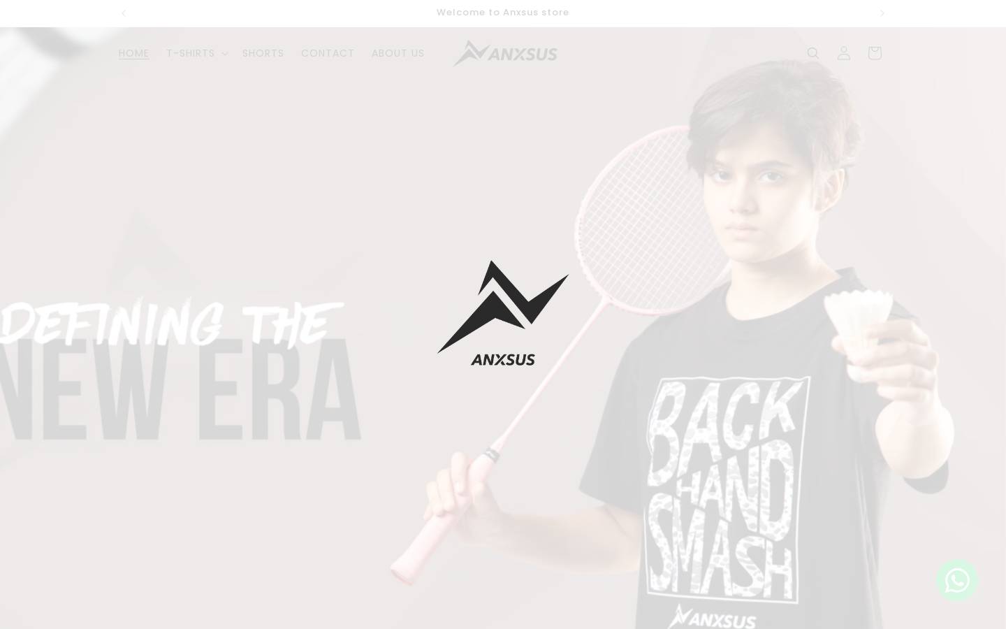 anxsus.com homepage screenshot