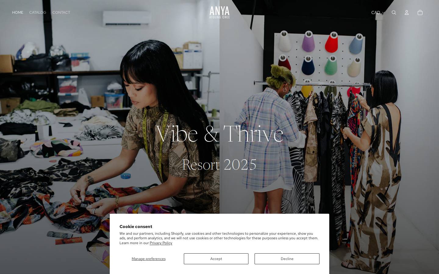 anyaayoungchee.com homepage screenshot