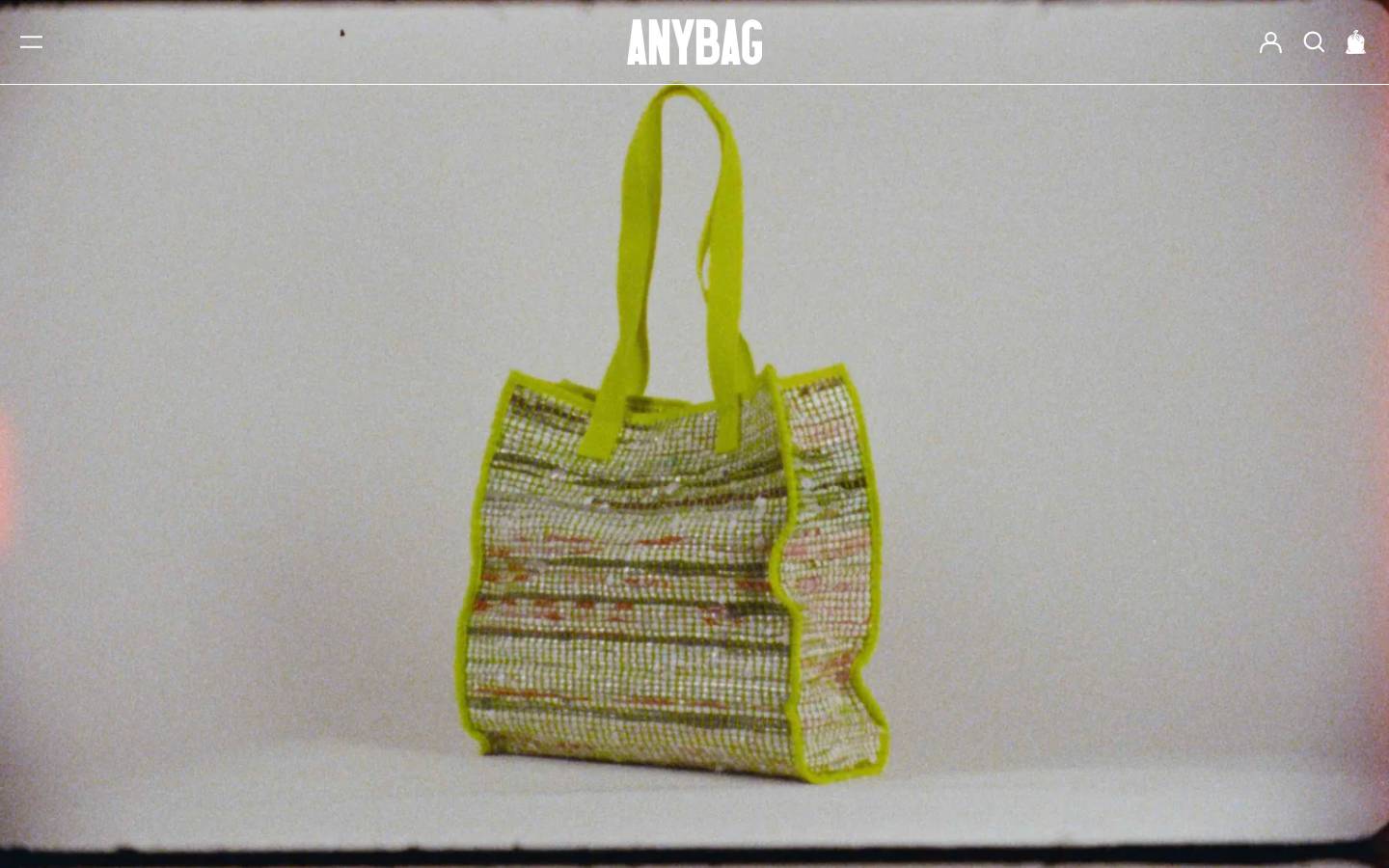 anybag.nyc homepage screenshot