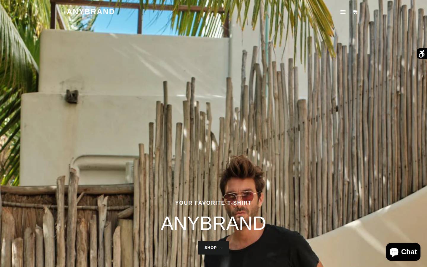 anybrandnyc.com homepage screenshot
