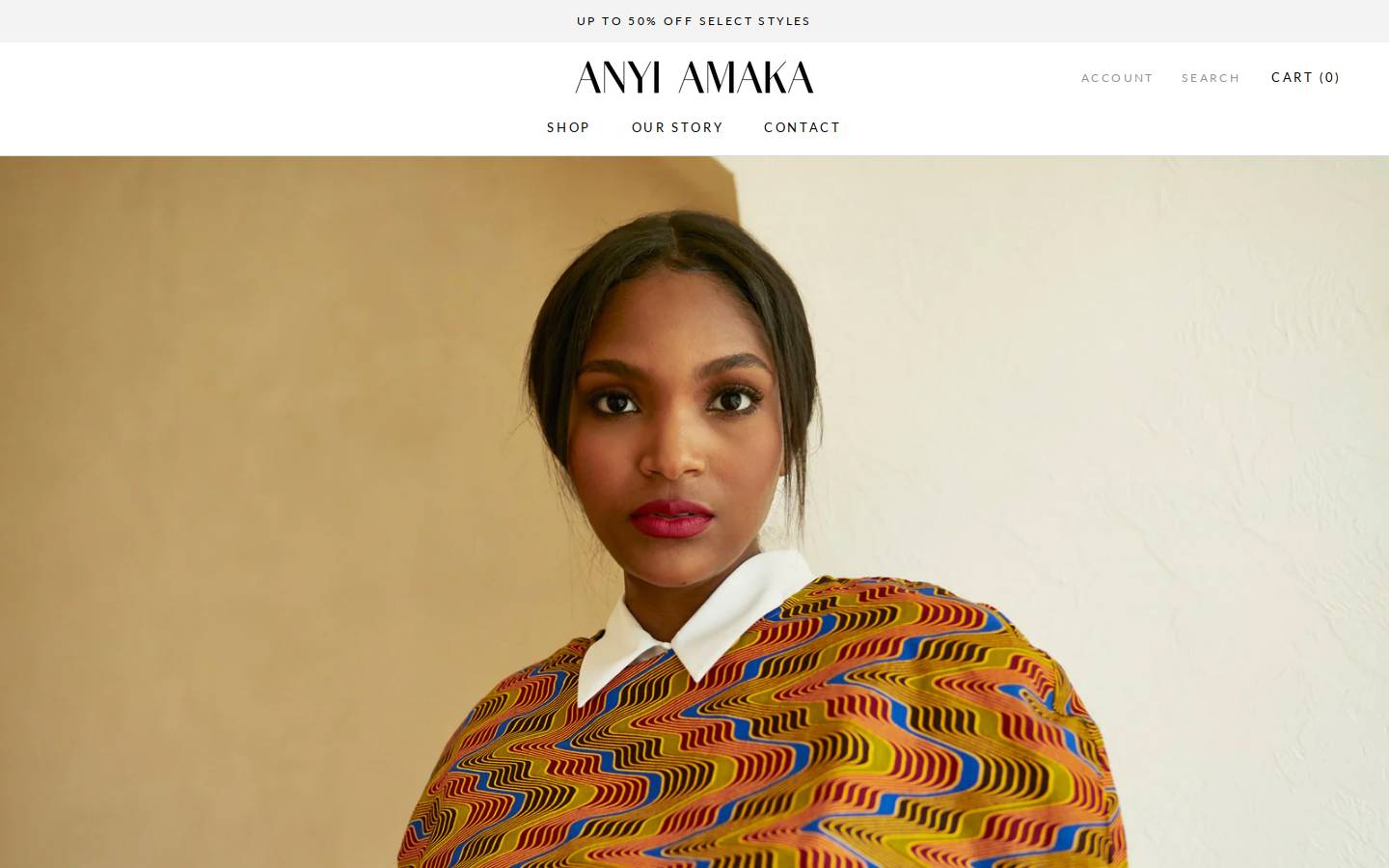 anyiamaka.com homepage screenshot