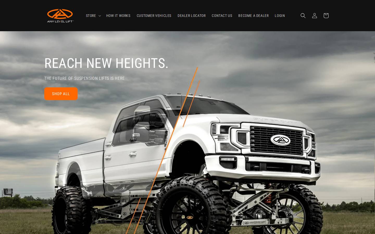 anylevellift.com homepage screenshot
