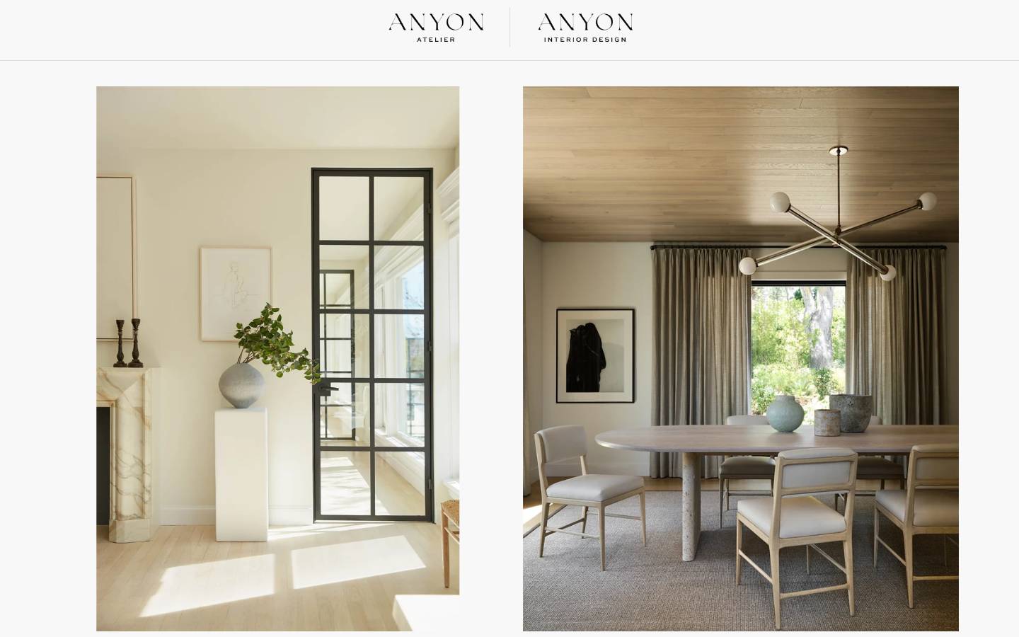 anyondesign.com homepage screenshot