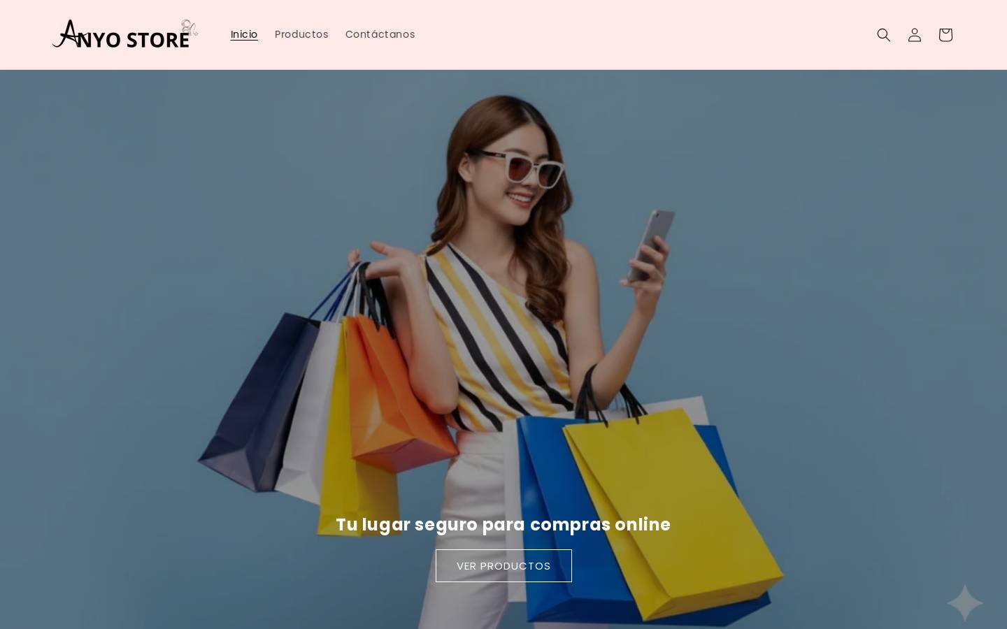 anyostore.com homepage screenshot