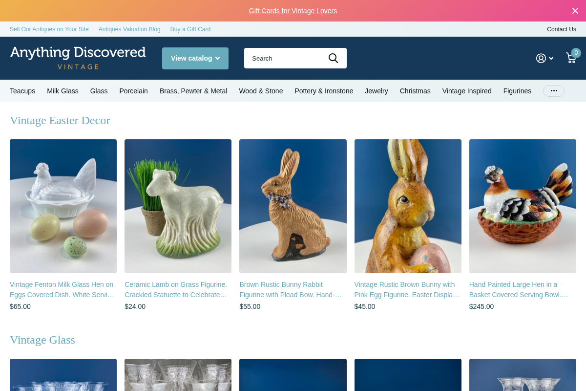 Anythingdiscovered homepage screenshot