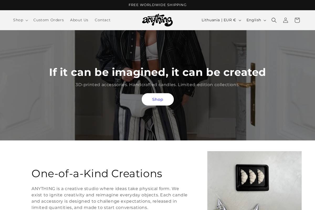 anythingwax.com homepage screenshot