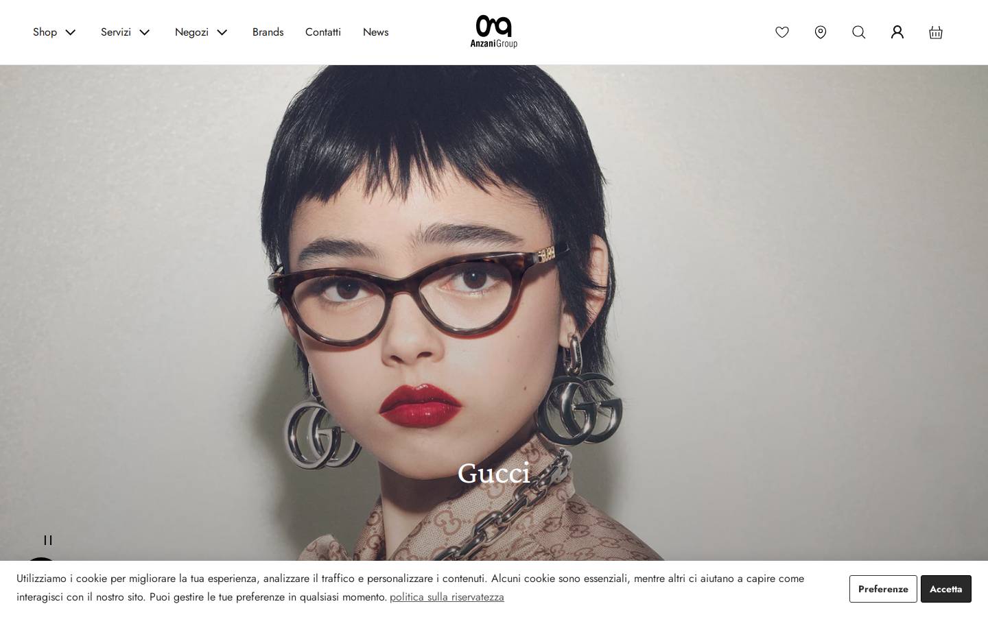 anzanigroup.it homepage screenshot